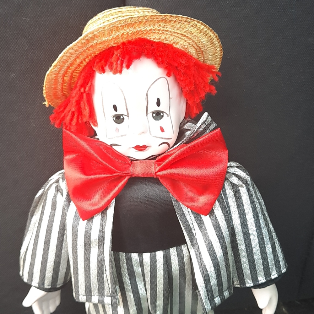 Vintage Porcelain Clown doll